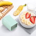 thumbnail image 3 of Juego de 3 rebanadores de tazas, rebanador de huevos y plátanos, cortador de fresas, rebanador de frutas y verduras con cepillo, rebanador de cocina, 3 of 4
