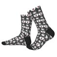 thumbnail image 2 of Vsdgher Husky Unisex Crew Socks Lightweight Breathable Ventilation Ankle Socks, Mid-calf socks for Daily, 2 of 7