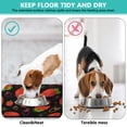 thumbnail image 2 of I Love Strawberries Pet Mat - Non-Slip Dog Bowl Mat with Sweet Strawberry Cake Design, 2 of 3