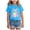 Blue, variant on Toddler Boy Girl Halloween Pumpkin Shirt Short Sleeve Pumpkin Face Tshirt for Kids Cotton Tops 2-7 Years (Light Yellow, 18-24 Months)