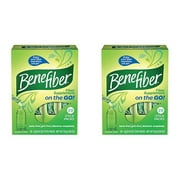 Benefiber Fiber Sugar-Free On the Go Stick Packs, Unflavored, 28 ea (Pack of 2)