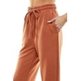 thumbnail image 5 of Women's High Waisted Sporty Gym Athletic Fit Jogger Sweatpants and Loose fit Lounge Trousers Made in USA…, 5 of 6