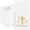 Gold Cross, variant on Disposable Paper Napkins White-1 Cloth-like Feel Dinner Hand Towels