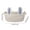 C, variant on WEGFTDUOP Easter Bunny Ear Shaped Storage Basket Cute Woven Storage Basket. Makeup Key Storage Basket Desktop Item And Snack Storage Basket