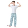 thumbnail image 2 of FORMRS Boys Pajama Pants with Pockets Size 13-14Y Kids Lounge Sleep Bottoms, Gray Snowflake, 2 of 8