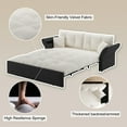 thumbnail image 5 of 74.8"3 In 1 Sleeper Sofa Couch Bed,Convertible  Queen Size  Sofa Bed With 2 Soft Pillows,Prefect For Living Room,Apartment, 5 of 9