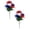 E*2, variant on Memorial Day Flowers for Cemetery,7 Heads Artificial Flower Patriotic Memorial Bouquet Red White and Blue Daisy Flowers for Grave 4th of July Cemetery Table Centerpiece Home Decor,1Pcs(Dark Blue)