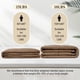 thumbnail image 5 of Manta con Peso Downluxe King Size 230x274 cm 8 kg Marrón, 5 of 8