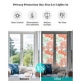 thumbnail image 4 of Window Privacy Film Ocean Coral Stained Glass Window Film Decorative Sun Block Window Cover Abstract Boho Gradient Coastal Polka Dots Window Clings Static Adhesive Sticker for Bathroom 23.6"x78.7", 4 of 7