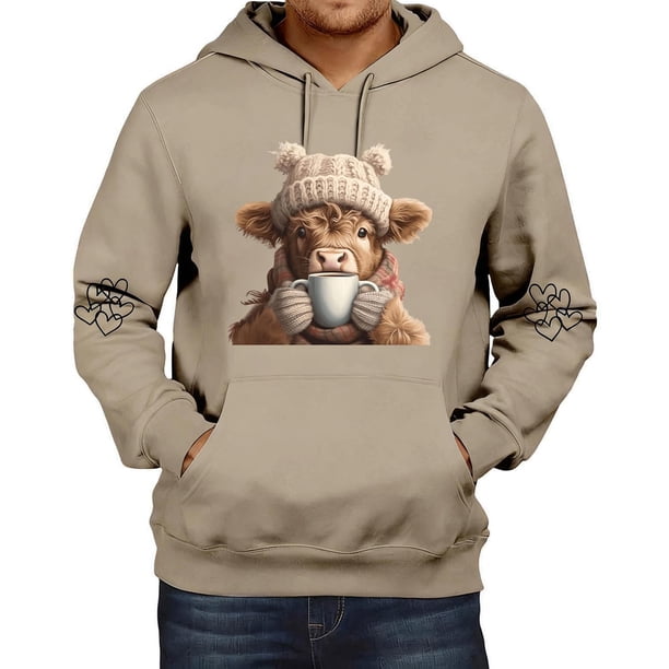 WILLBEST Sudaderas para Hombre, Sudadera Informal con Capucha, Jersey De Manga Larga, Suave, Cómoda, Ligera, Ropa De Calle, Moda, Ajuste Atlético XXGrande
