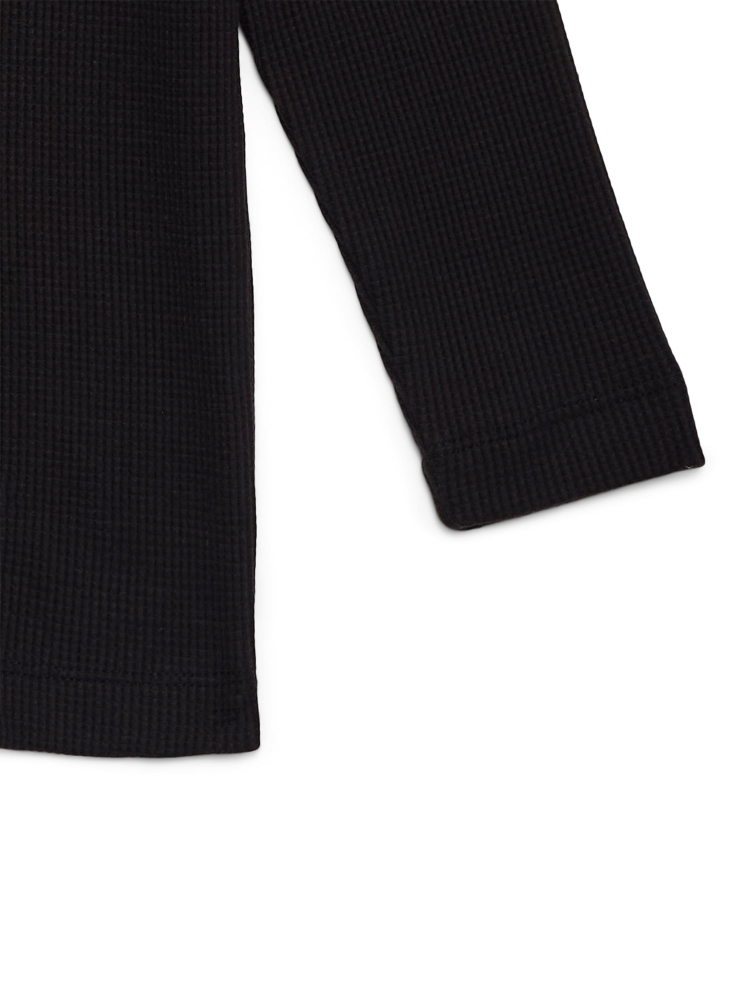 Wonder Nation Boys Thermal Henley Top with Long Sleeves, Sizes 4-18 & Husky