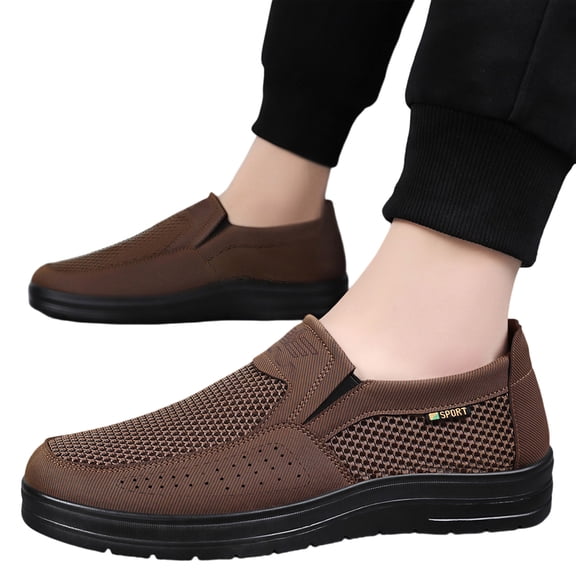 LWavelet Mens Loafer Casual Shoes Comfort Lightweight Driving Travel Walking Shoes for Adult Male