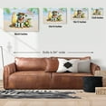 thumbnail image 5 of Alaskan Malamute Hello Summer with Sunglasses and Surfboard Tropical Vibes Horizontal Matte Canvas Poster Alaska Mal Dog Lovers Gifts Wall Art Home Decor - 00007, 5 of 5