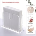 thumbnail image 3 of Soporte para Servilletas, Dispensador de Acrílico para Mesa de Comedor para Pañuelos de Cóctel, Recipientes Transparentes para Organizar Papel de Cocina, 3 of 5