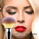 thumbnail image 5 of Brocha para base Daubigny Brocha grande para polvos Brocha de maquillaje Kabuki duradera y plana con arco plano Perfecta para mezclar crema líquida y corrector de mezcla pulidor en polvo impecable Daubigny NA, 5 of 7