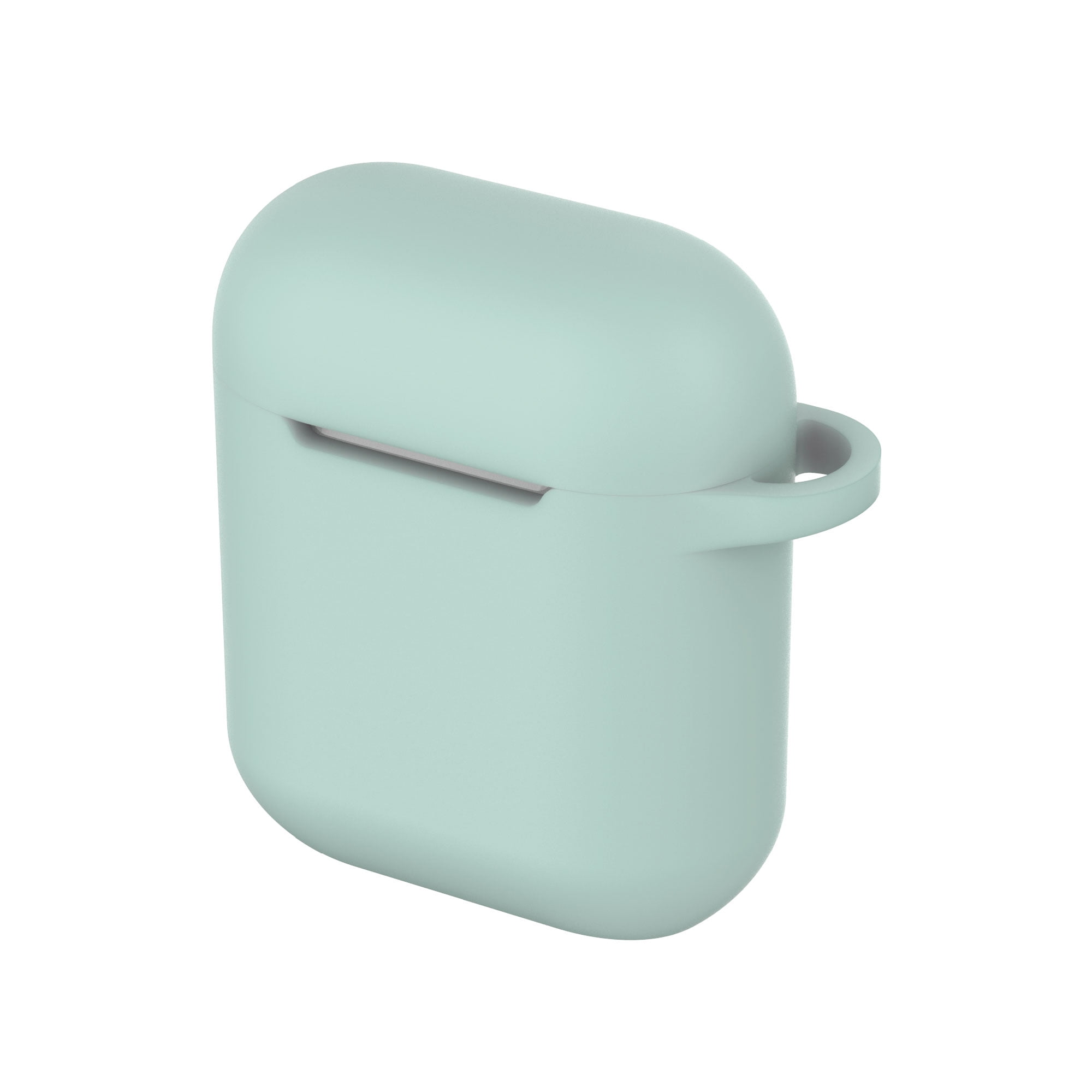 onn. Charging Case Cover for AirPods (1st and 2nd generation) - Pastel Green Silicone