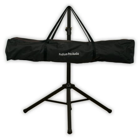 Podium Pro SS1 PA DJ Karaoke Band Steel Heavy Duty Speaker Stand Telescoping with Bag SS1B Podium Pro SS1 PA DJ Karaoke Band Steel Heavy Duty Speaker Stand Telescoping with Bag SS1B