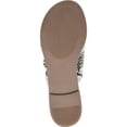 thumbnail image 2 of JOURNEE COLLECTION Womens Black Padded Grommet Detail Asymmetrical Strappy Hasten Round Toe Slip On Sandals 6.5 M, 2 of 2