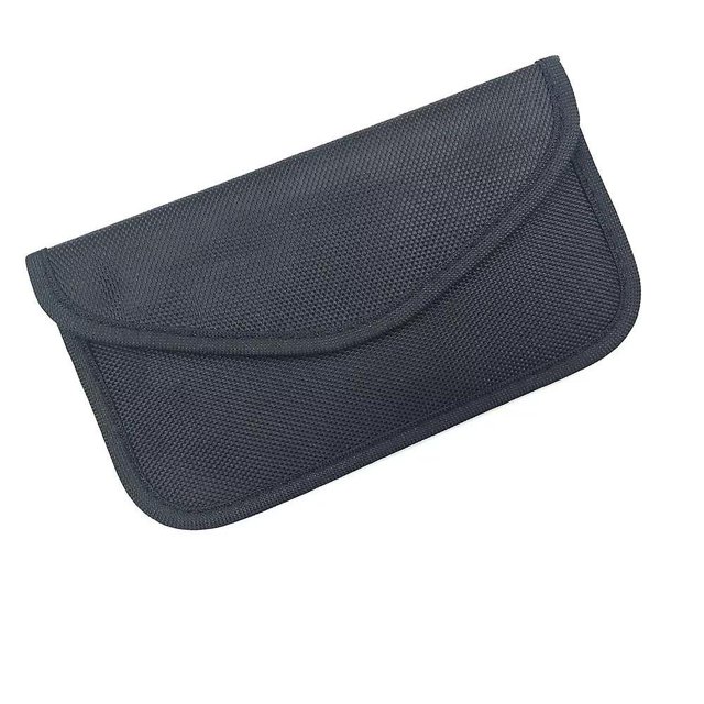 Lona protectora Anti-radiación Anti-seguimiento Anti-espionaje Bloqueo de se?al Estuche Bolsa Auricular Función Bolsa para teléfono celular (2 piezas, negro) ZefeiWu 8390615429993
