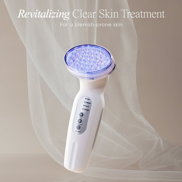 Project E Beauty Blue LED+ | Portable Acne Light Therapy | Pore