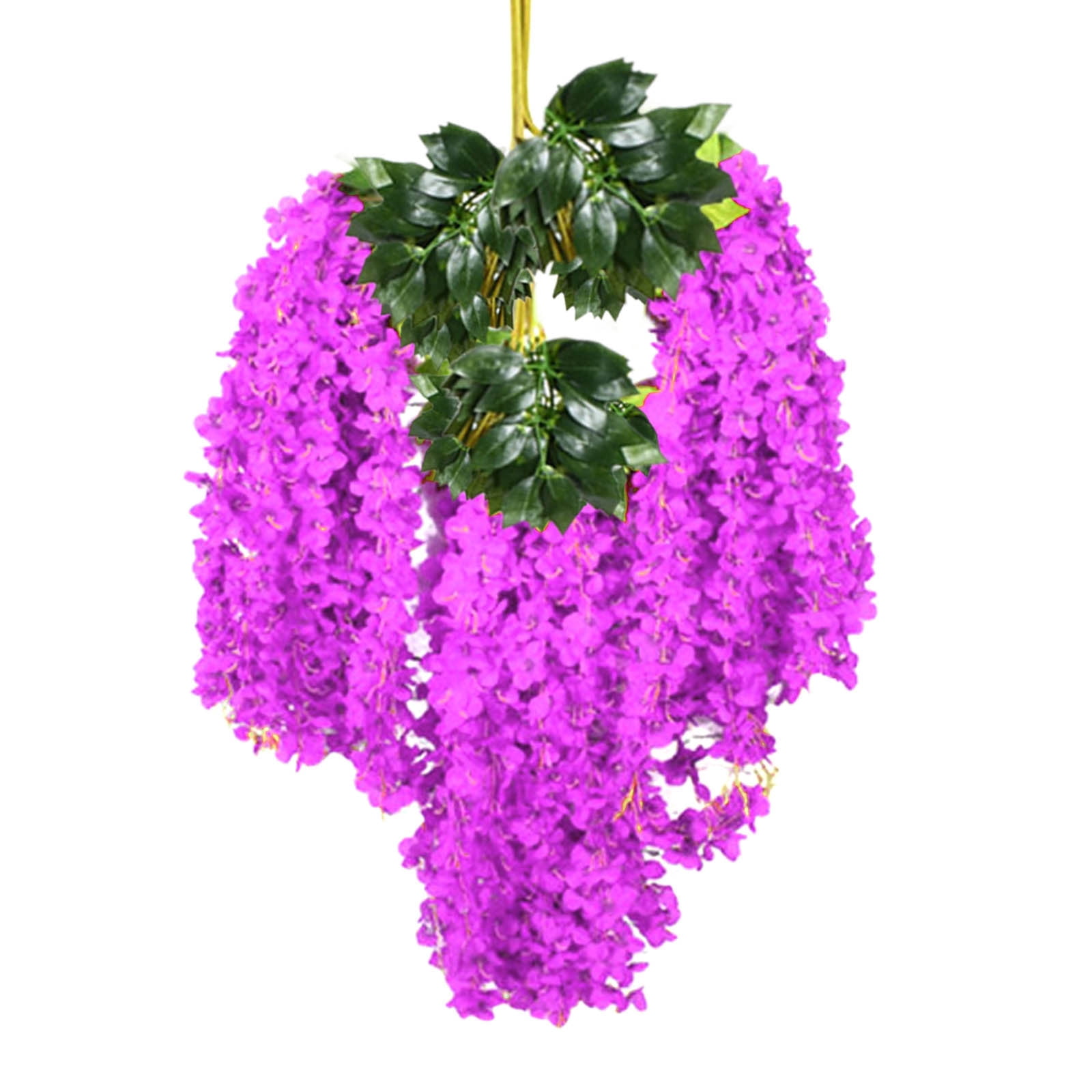 Artificial Flower String Wisteria Flower Vines Garland, Artificial Flower Strings, Fake Hanging ...