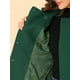 thumbnail image 5 of Abrigo Largo De Invierno Con Cuello Peter Pan Y Doble Botonadura Para Mujer Verde oscuro2 XS, 5 of 7