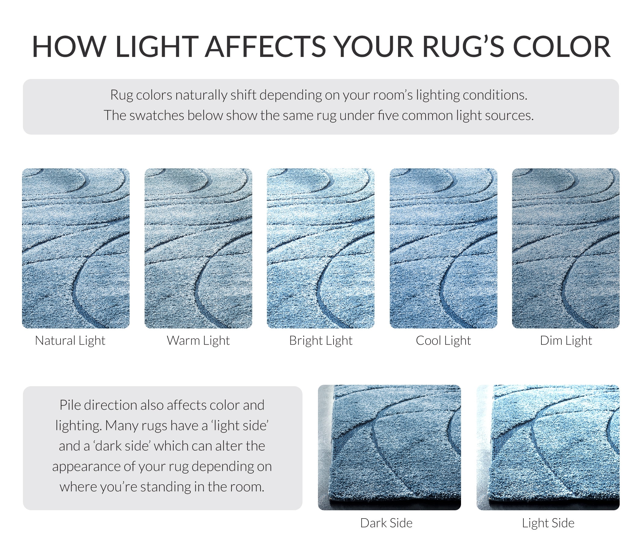 Safavieh Florida Tamzen Abstract Shag Area Rug, Light Blue/Blue, 6' x 8'