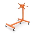 thumbnail image 1 of Support Moteur, Support Moteur Rotatif avec Construction en Acier Pliable, Base à 4 Roulettes et 4 Bras Réglables, Chariot Élévateur pour Réparation Automobile, 750 lbs Ou 1500 lbs, Orange Ou Rouge, 1 of 7