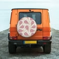 thumbnail image 6 of Goofa Sparkling Ice Cream Pattern Universal Tire Cover for Jeep, SUV, Truck, and Trailer – Waterproof, UV-Resistant,Easy to Install, Fits 14"-17" Tires-16 inch, 6 of 6