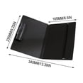 thumbnail image 3 of Hyknon Foldable Nursing Clipboard, 2 Compartment Lightweight Nurse Clip Board Folder, Portable Folding Notepad for Office Medical Exam Paper Storage, 3 of 7