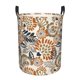 thumbnail image 1 of Fotbe Floral Paisley Cesto de Ropa con Asas, Cesto Impermeable de Gran Capacidad, Bolsa de Lavado para Dormitorio, Cesto de Ropa con Ruedas y Asas-Small, 1 of 6