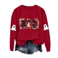 thumbnail image 7 of Godom Halloween Sweatshirts for Women Pumpkin Graphic Crewneck Long Sleeve Tops Casual Loose Pullover Shirts 2025 Clothes, 7 of 7