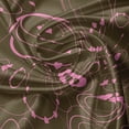 thumbnail image 5 of Ambesonne Hearts Valance Pack of 2, Valentines Day Circles, 54"X18", Pink Brown, 5 of 5