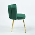 thumbnail image 5 of Modern Green Velvet Dining Chairs (Set of 2) Elegant & Comfort at your Home, 5 of 11