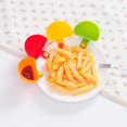 thumbnail image 5 of 16 piezas de clip de inmersión, soporte para platos, soporte para chips, taza, soporte para platos, juego de chips de plástico colorido para especias, salsa de tomate, sal, vinagre vegetal, salsa, 5 of 5