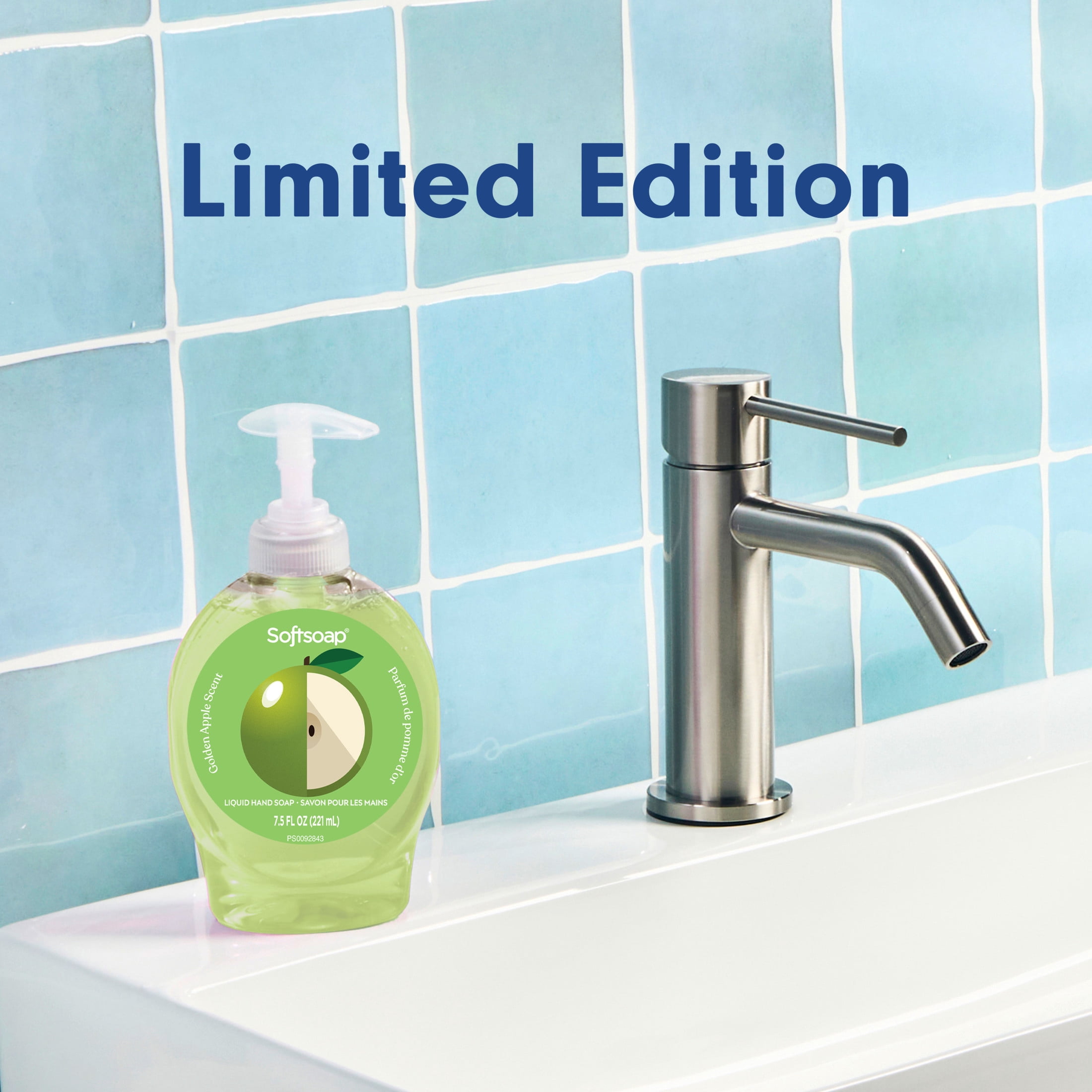Softsoap Limited Edition Liquid Hand Soap, Golden Apple Scent, 7.5 fl oz Pump Bottle