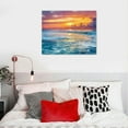 thumbnail image 4 of COMIO  Sunset Sky Blue Ocean Tropical Paradise Wilderness Nature Realism Scenic Landscape Colorful Multicolor for Living Room, Bedroom, Office, 4 of 4