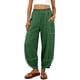 thumbnail image 1 of TaTaai Women's High Waist Sweatpants Loose Wide Leg Fit with Elastic Waistband Deep Side Pockets and Contrast Color Stitching Detail for Lounge Casual Style Gift, 1 of 8