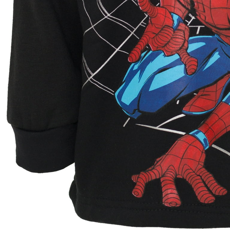 Marvel Spiderman Boys Size 3 Long Sleeve Hoodie T-Shirt