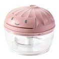 thumbnail image 1 of Coofit Manual Garlic Chopper Mini Stainless Steel Portable Onion Crusher Food Chopper, 1 of 10