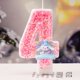 thumbnail image 3 of Sanrio Hello Kitty Kuromi Number Birthday Candle Cinnamoroll Digital Candles Birthday Cake Decoration Anniversary Party Candles, 3 of 5