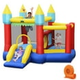 thumbnail image 1 of Gymax Inflatable Bounce House Slide Jumping Castle w/ Tunnels Ball Pit & 550W Blower, 1 of 10