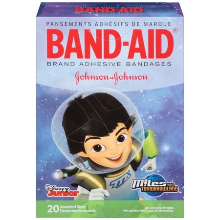 Band Aid Adhesive Bandages, Disney's Miles from Tomorrowland, 20 Ct