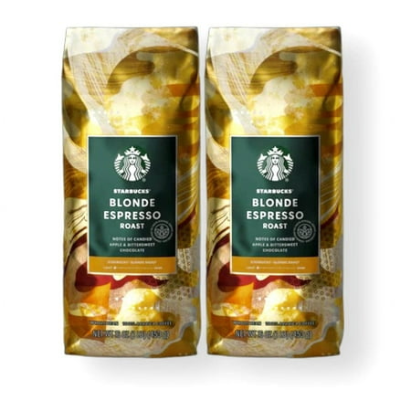 Starbucks Blonde Expresso Whole Bean Coffee(2-1Lb Bags)