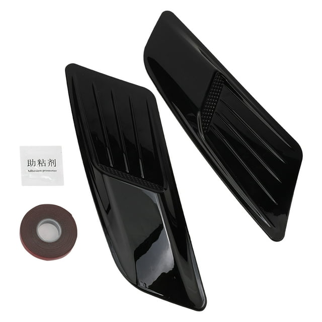 2 Uds., Automóvil, Izquierda, Derecha, Ventilación de Aire, Moldura, Salida de Aire Decorativa, Fácil Y Conveniente para La Instalación Negro