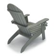 thumbnail image 4 of Westwood Gray All Weather Outdoor Patio Adirondack Chair, 4 of 11