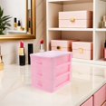 thumbnail image 4 of LOLIPPYY Organizador De Plástico Con Cajones Para Escritorio Con Y Estilo Moderno Rosa, 4 of 7