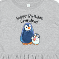 thumbnail image 4 of Inktastic Happy Birthday, Grandpa Cute Penguins Girls Toddler Dress, 4 of 5