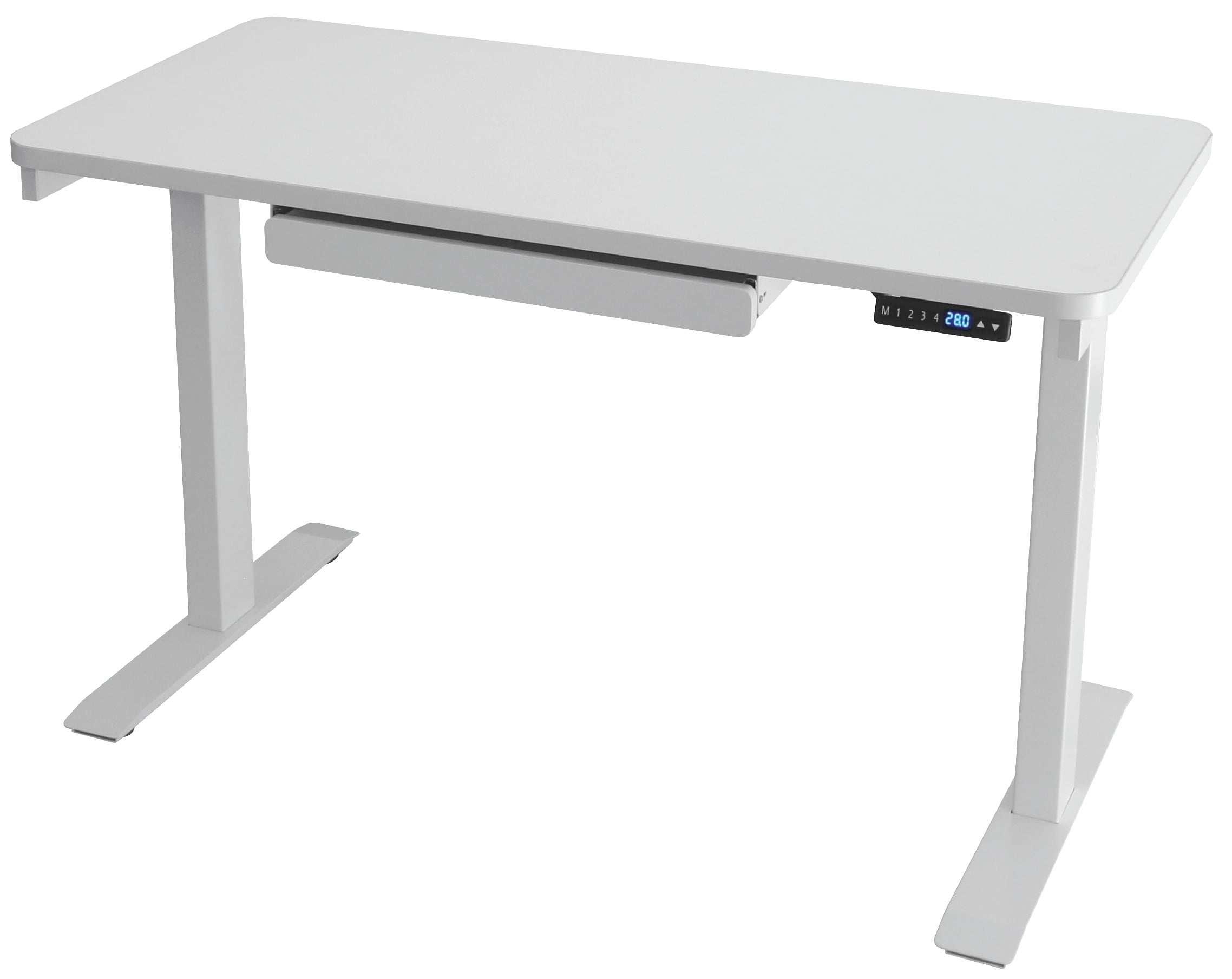 Motionwise Black Electric Height Adjustable Standing Desk, 24”x48