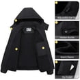 thumbnail image 3 of OutPro Womens Ski Jacket Waterproof Snow Outerwear Winter Windbreaker Anorak Coat Black XXL, 3 of 10